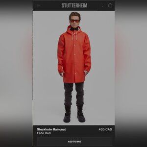 Sutterheim Red Raincoat